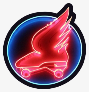 Santa Cruz Roller Palladium - Neon Sign Roller Skate