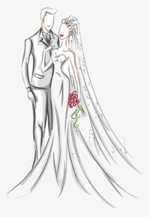 Sweet Couple In Wedding Dress Drawing  Easy Drawing  YouTube