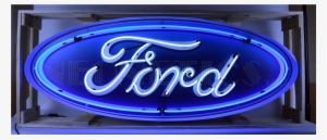 5 Foot Ford Oval Neon Sign - Ford Transit Collins School Bus