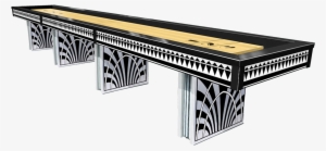Olhausen Art Deco Shuffleboard Table Stock - Art Deco Pool Table