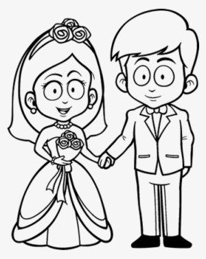 groom and bride drawing at getdrawings - novio y novia dibujo