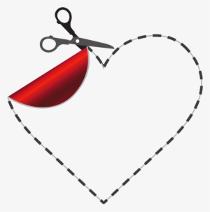 Scissor Heart Clip Art