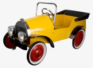 Yellow Pedal Car Png Image - Toy Car Png