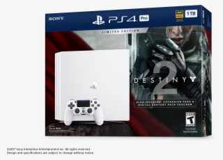 Sony Playstation 4 Pro 1tb Limited Edition Destiny