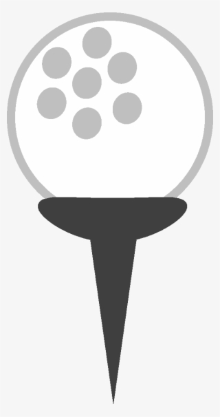 Kisekae Prop Golf Ball With Tee By Ⓒ - Cartoon Golf Ball On Tee