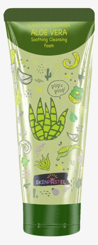 Skinpastel Aloevera Soothing Clearning Foam Small - Cosmetics
