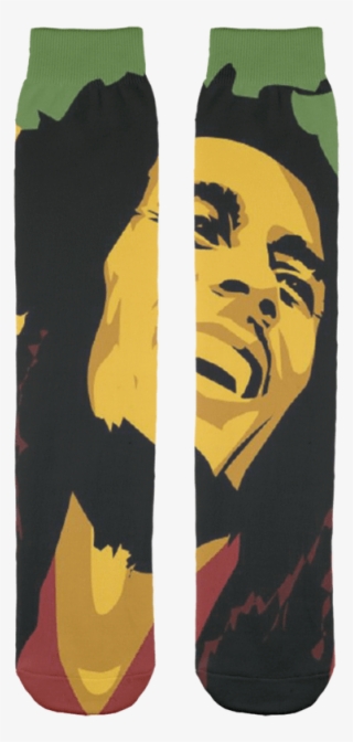 Bob Marley Print Socks - Sock