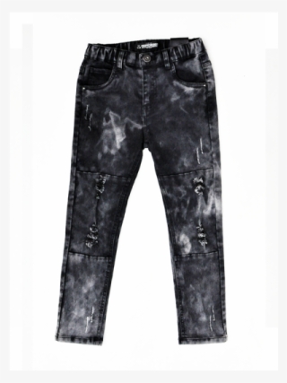 Distressed Authority Jeans Front View - Pocket