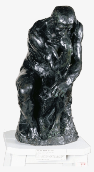 The Thinker - 1880 - Bronze - 71 - 9 X 45 - 1 X 56 - Bronze Sculpture