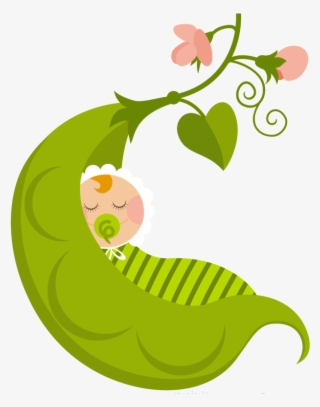 Png Transparent Baby Pea Pod Png Transparent Baby Pea - Baby In A Pod