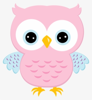 Cherry Clipart - Pink Owl
