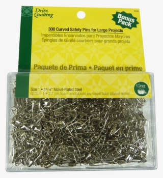 300 Curved Safety Pins Dritz Quilting - Chain Transparent PNG ...