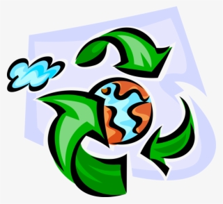 Vector Illustration Of Recycle To Save Planet Earth