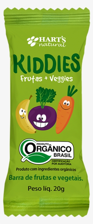 Barra De Fruta Kiddies Orgânica Frutas Veggies - Grape
