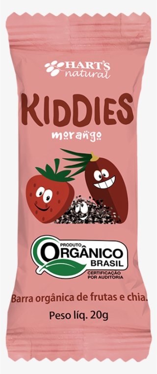 Barra De Fruta Kiddies Orgânica Morango - Organico