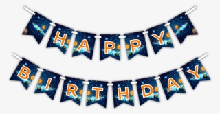 Space Solar System "happy Birthday" Party Banner - Happy Birthday 15 Boy