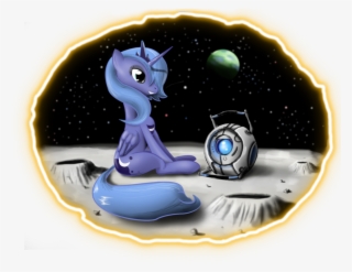 Portal 2 Princess Luna Pinkie Pie Pony Applejack Cartoon - Cartoon