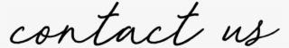 Contact Us - Calligraphy
