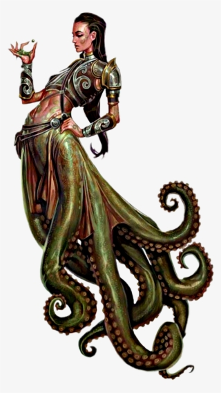 Mujer Sticker - Octopus Fantasy Race