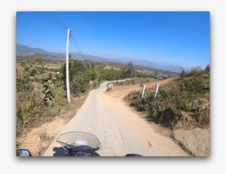 Rough And Steep Drive Down From The View Point