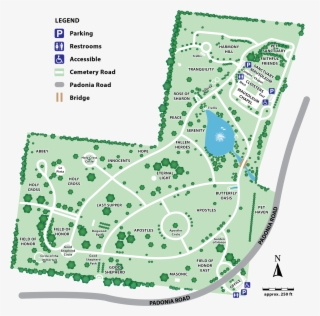 Garden Map - Dulaney Valley Memorial Gardens