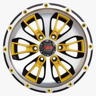 Customize This Wheel - 16 In Black And Yellow Rims