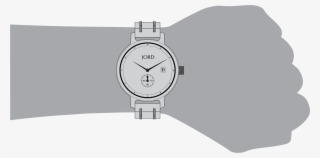Wrist Sizing Reference - Analog Watch
