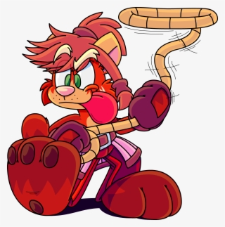 Wranglin' Red Panda - Cartoon