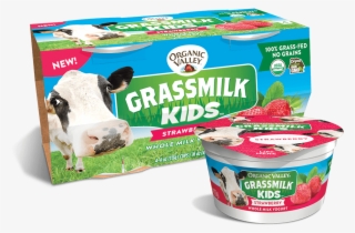 Strawberry Grassmilk Kids Yogurt Cup, - Organic Valley Kids Yogurt
