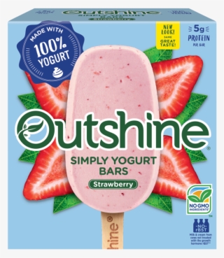 Outshine Strawberry Simply Yogurt Bars - Outshine Yogurt Bars