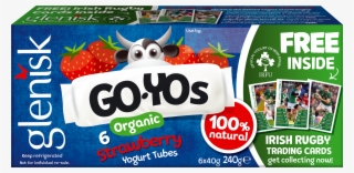Organic Go-yo Strawberry Yogurt Tubes - Yogurt Packaging
