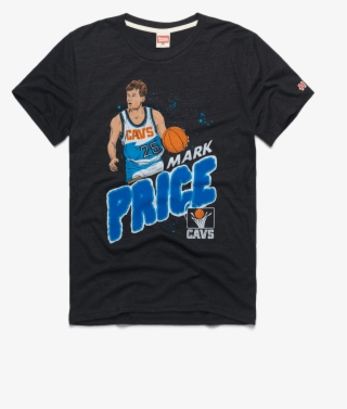 Cavs Mark Price In The Paint Retro Cleveland Cavaliers - Active Shirt