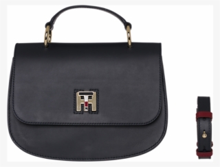 Tommy Hilfiger Leather Twist Crossover Bag - Handbag