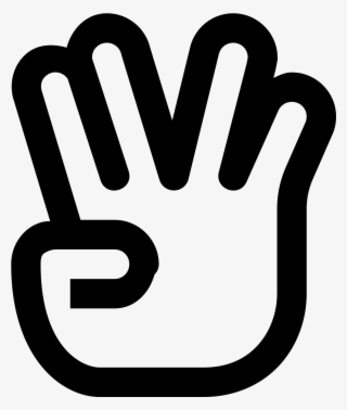 Star Trek Gesture Icon - Star Trek Hand Symbols