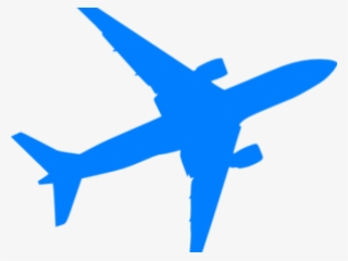 Air Plane Clipart - Airplane Silhouette Transparent Background