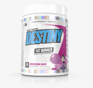 Muscle Nation 50 Serves / Bubblegum Grape Destiny - Thermogenics