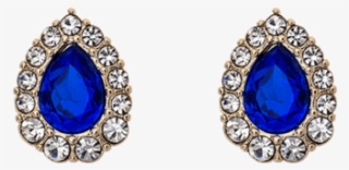Sapphire And Diamond Stud Earrings Modern