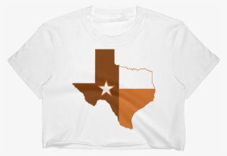 Austin State Of Texas Flag Women's Crop Top - Texas Clip Art