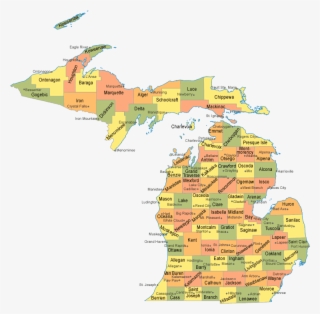 Michigan County Map - Michigan Map