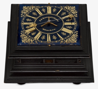 German Horizontal Table Clock - Antique