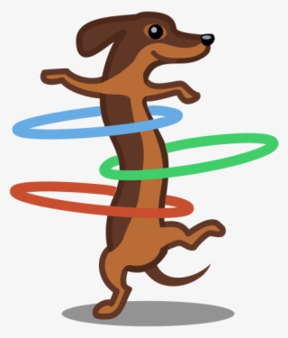 Hula Hoop - Sausage Dog Animation