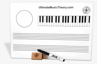 Small Music Whiteboard - Musical Keyboard