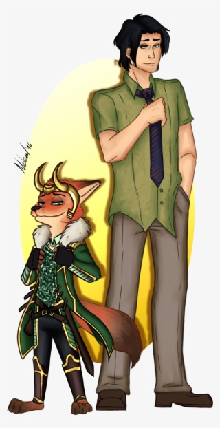 “ Aoa Loki And Nick Wilde Clothes Swap - Cartoon