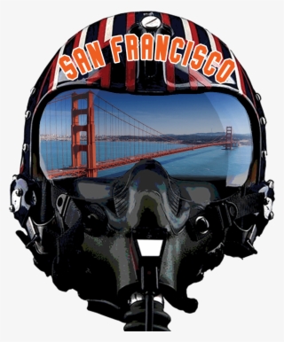 San Francisco - Top Gun Maverick Helmet Png