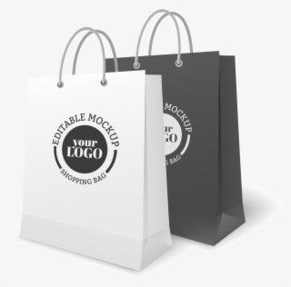 Bag Shopping Transprent - Paper Bag Mockup Png