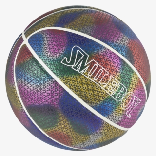 Image Of Rainbow Glowing Globe Basketball Limited Edition - Circle