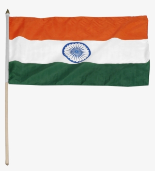 Indian Flag With Stick
