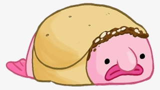 Blobritto Sticker - Cute Blobfish