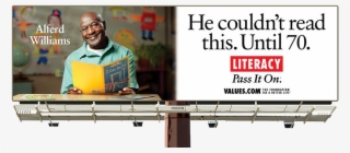 Be Inspired By Alferd Williams And His Journey To Literacy - Sportsmanship Billboard