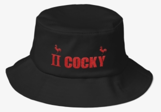 Ii Cocky Mad Hatter Bucket Hat With Red Stitch - Porn Hub Bucket Hat